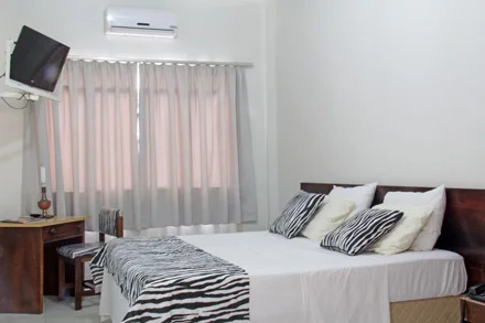 Acomodação Luxo com cama de casal